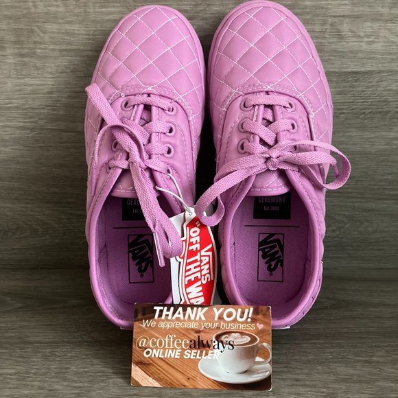 Vans x Opening Ceremony Quilted Orchid Purple Size 5 Women's NWB - Picture 7 of 10